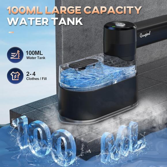 Travel Steamer for Clothes Small Iron - 1000W Portable Steamer & Mini Iron,10s F - Picture 7 of 7